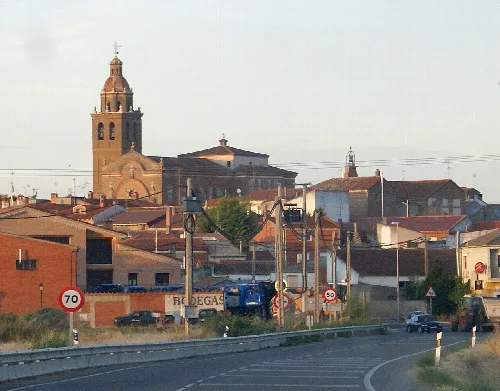 View of Serrada, Valladolid, Spain.