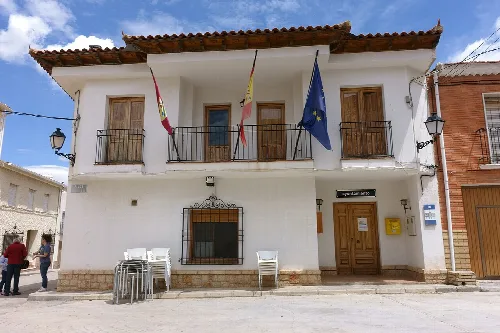 Casa consistorial de Villalgordo del Marquesado (Cuenca, España).
