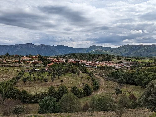 Vista general de Agallas (Salamanca, España).