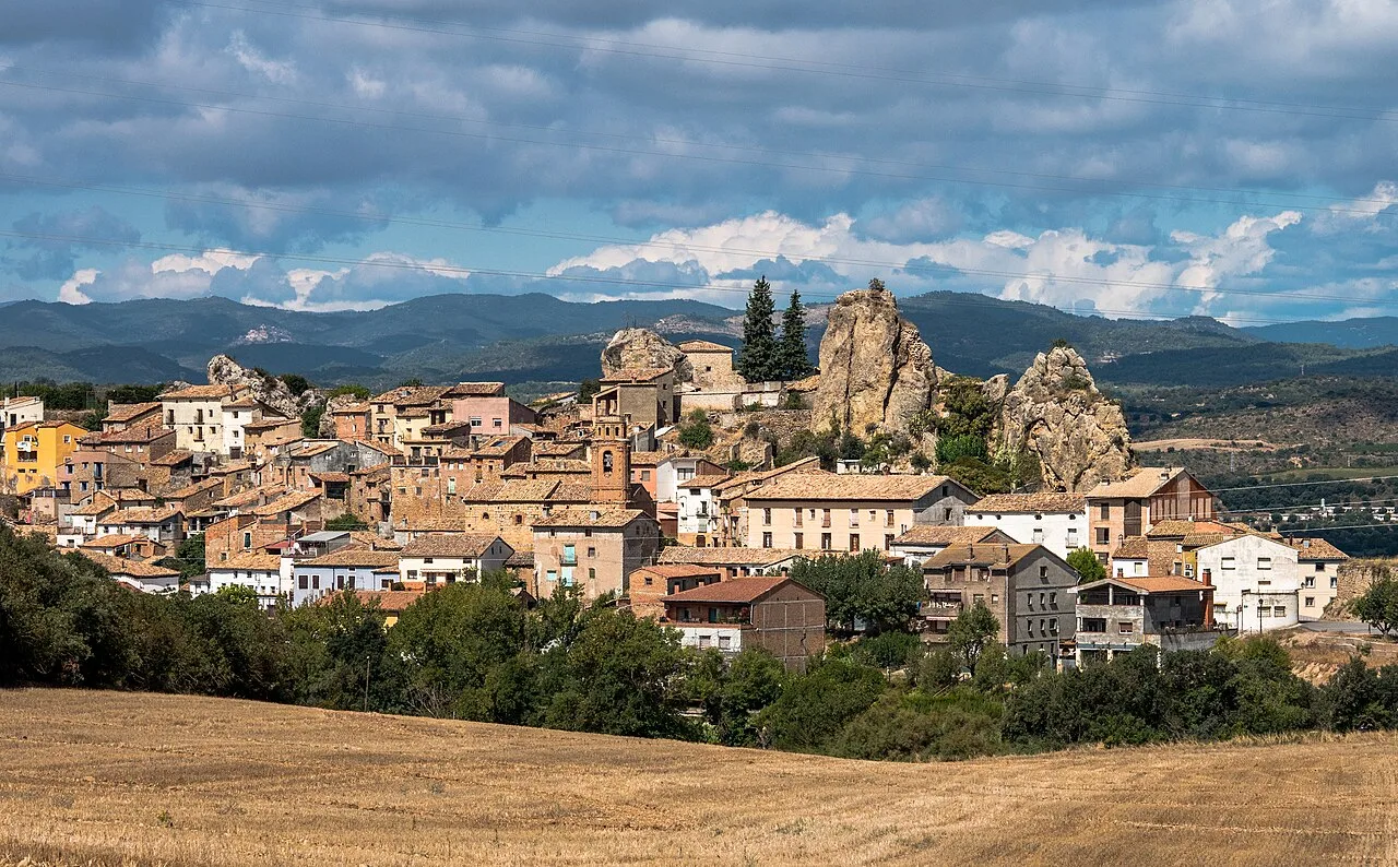 View of Estada, Huesca, Aragon, Spain