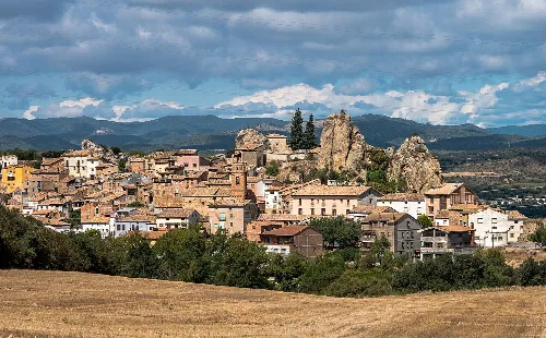 View of Estada, Huesca, Aragon, Spain