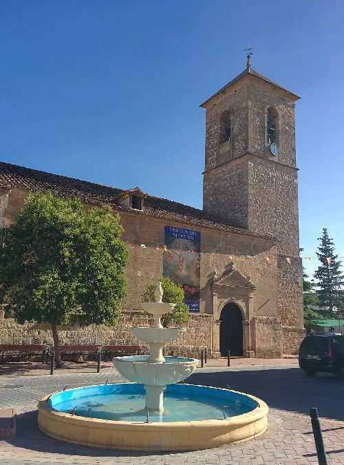 Iglesia de Nuestra Señora de la Asunción, en Santa María de los Llanos (Cuenca, España).