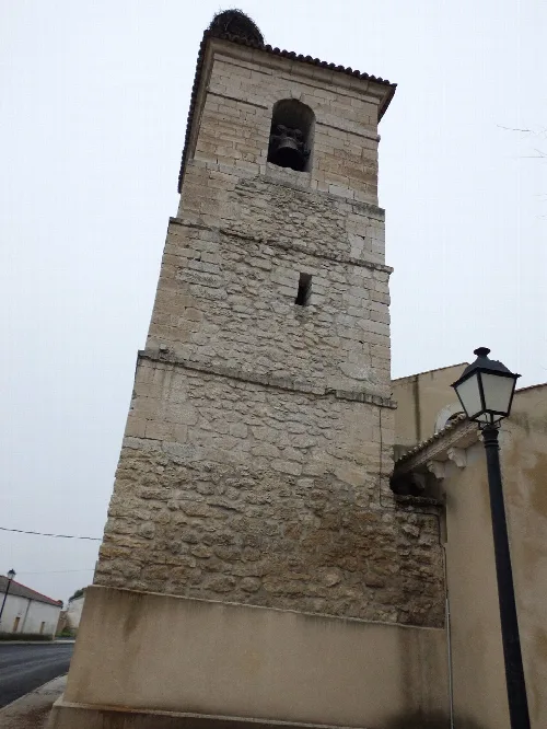 Villanueva de los Infantes, provincia de Valladolid, España. Torre de la Iglesia Santa María la Mayor.