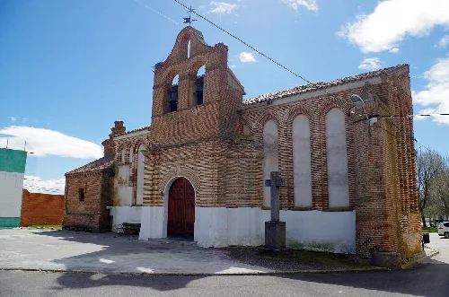 Parish church of Beheading of Saint John the Baptist in Cervillego de la Cruz (Valladolid, Spain)