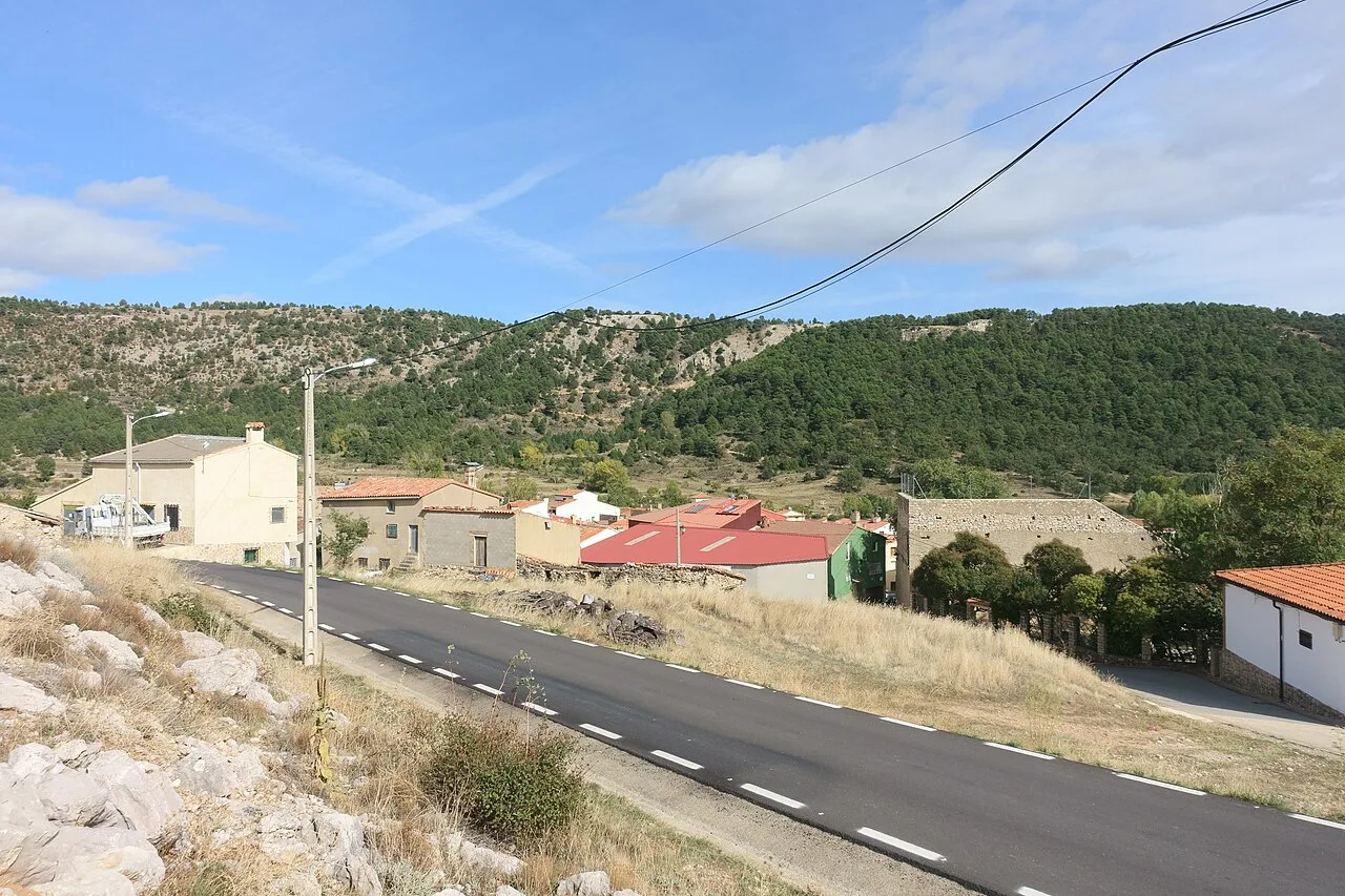 Vista parcial de Huerta del Marquesado (Cuenca, España).