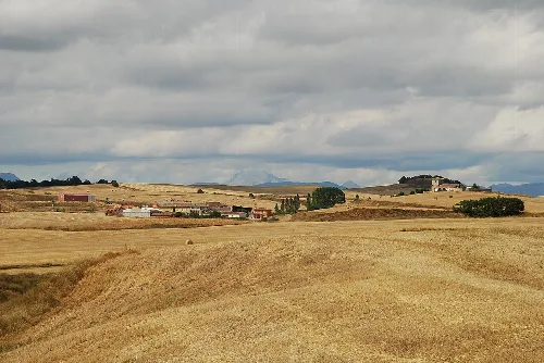 View of Olea de Boedo (Palencia, Castile and León).