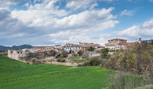 View of Barbarin. Navarre, Spain
