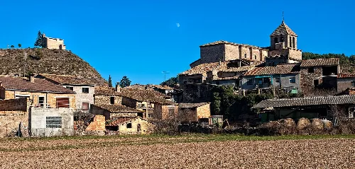 General landscape of Oristà (Catalonia, Spain)