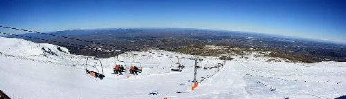 Panorámica desde el mirador de la estación de esquí Sierra de Bejar, La Covatilla