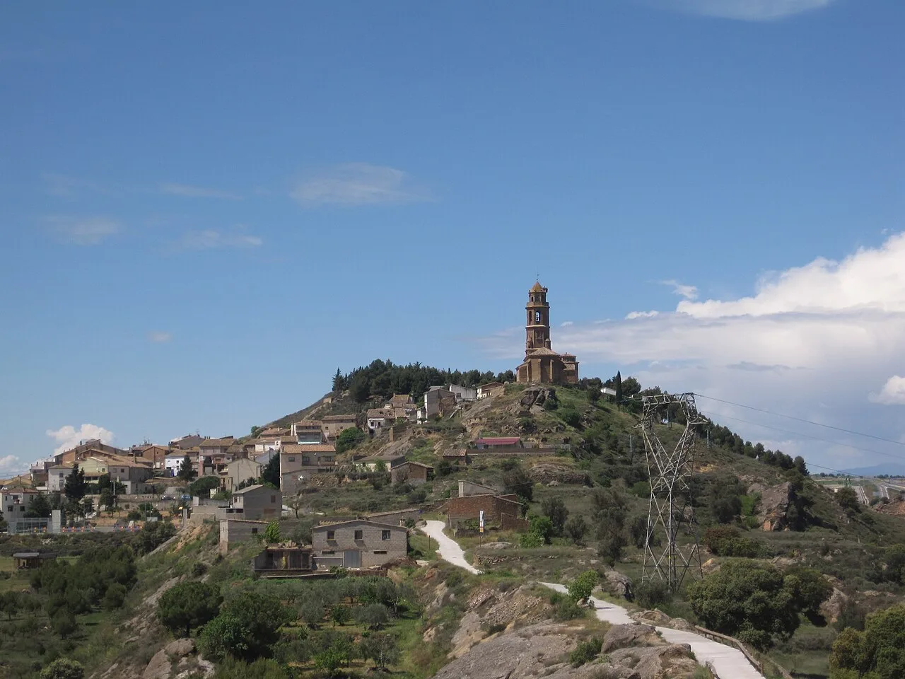 Castillón d'o Puent, Semontano de Balbastro, Aragón.