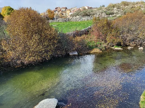 Arenillas River in San Martín del Pimpollar, Ávila, Spain