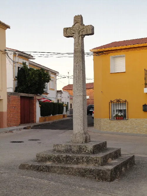 Cruz en Huélaga, provincia de Cáceres, España.