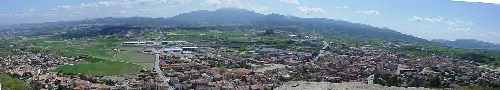 Panoramica de Tona vista des del CasTell