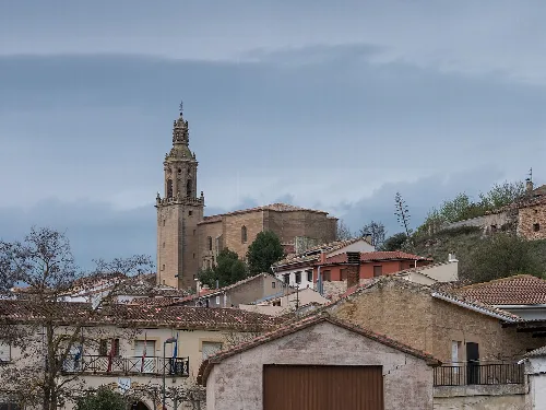View of Desojo. Navarre, Spain