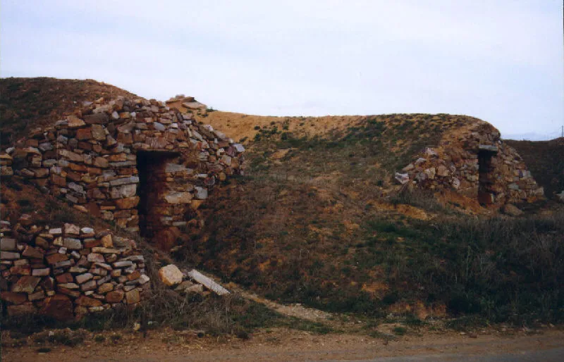 Bodegas tradicionales, en Faramontanos de Tábara, municipio de Zamora, España.