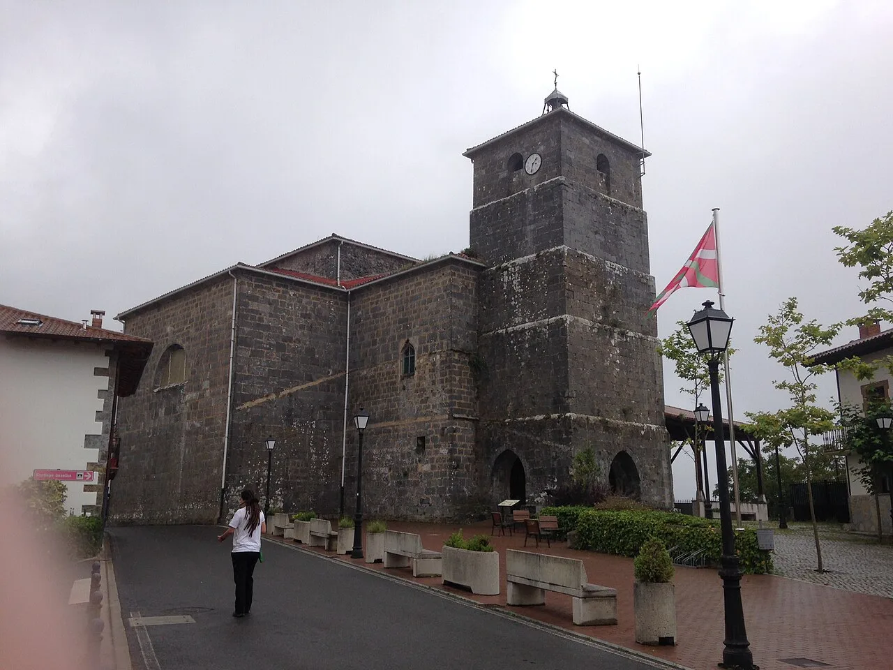 Nabarniz, iglesia de Santa María de Gorritiz. Bizkaia, País Vasco (España)