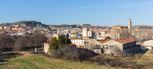 View of Villanueva de Huerva, Zaragoza, Spain