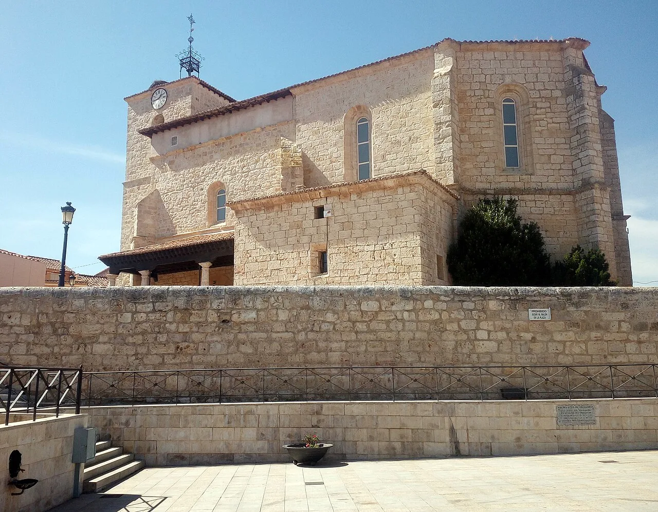 Church of Our Lady of the Assumption in Villalobón, Palencia, Spain.