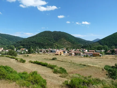 View of Boca de Huérgano, León, Castile and León, Spain