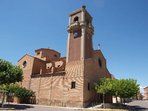 Bell-lloc d'Urgell (Lleida, Catalonia, Spain) parish church