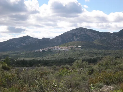 Fotografia presa des de la carretera de Tortosa