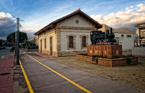Carrilet Station (Quart, Catalonia, Spain)