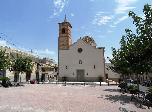 San Antonio Abad church in Plaza España, Salinas.