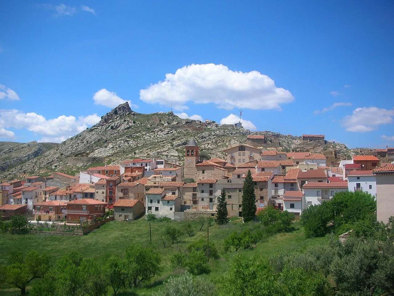 Gargallo town in Aragon