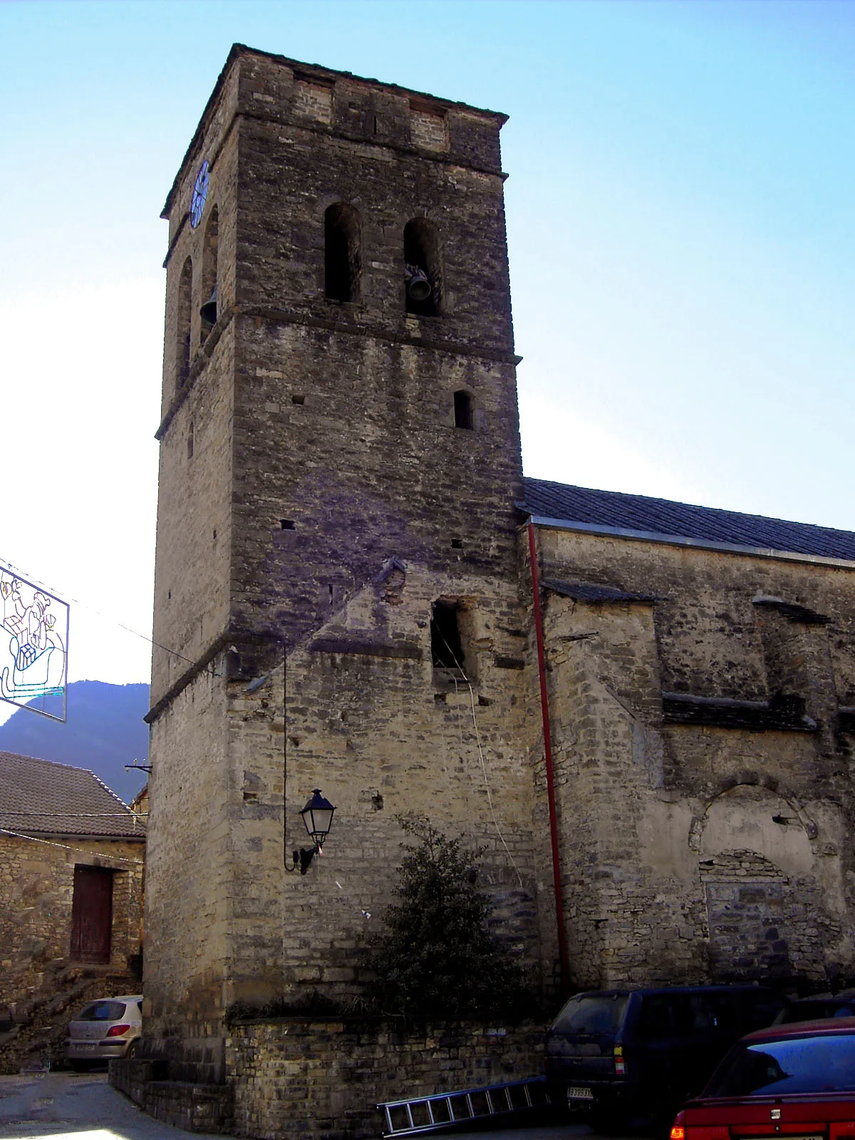 Campanario de Fiscal (Huesca).