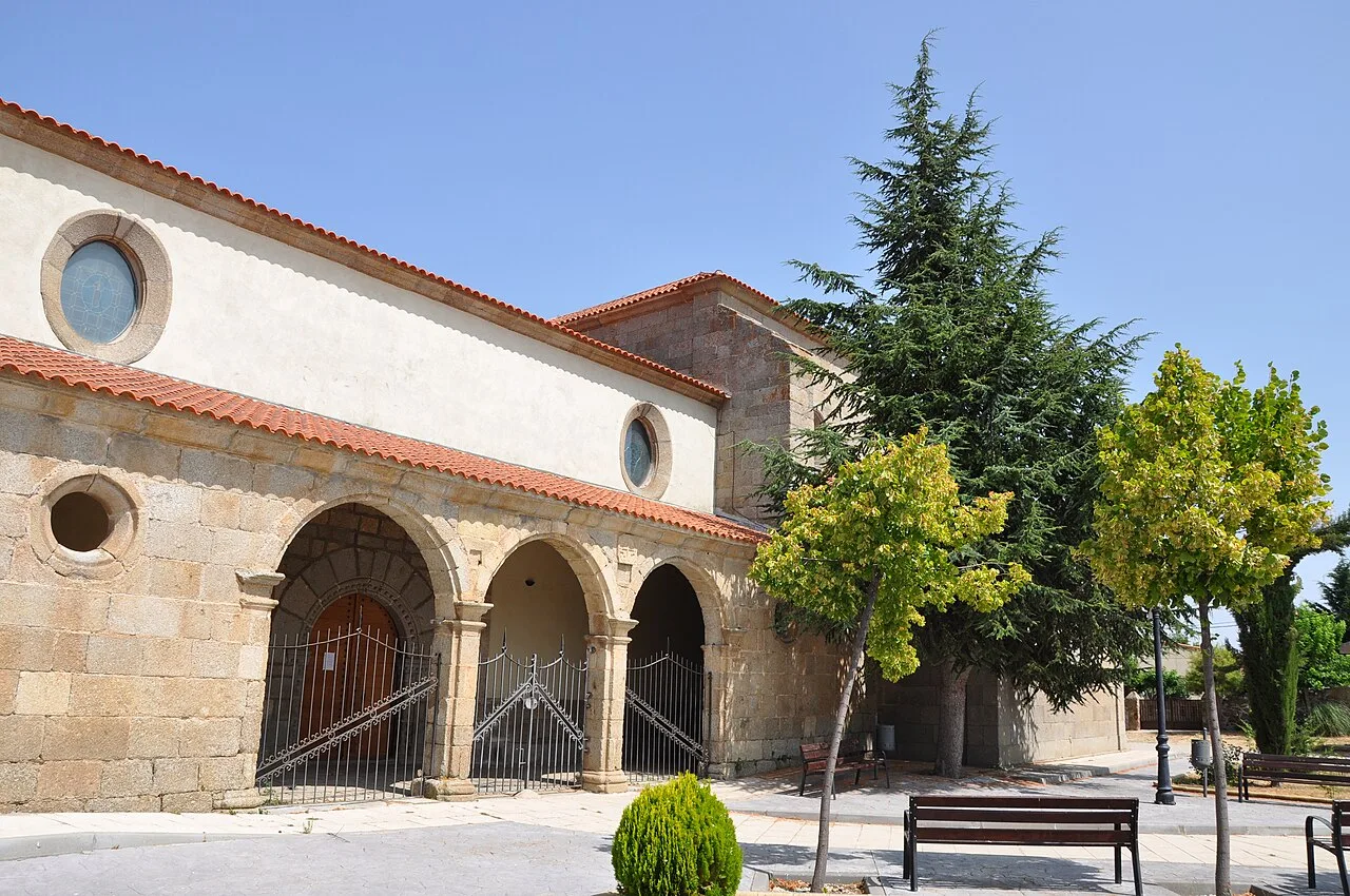 Atrio de la Iglesia de Gallegos de Solmirón Salamanca, España