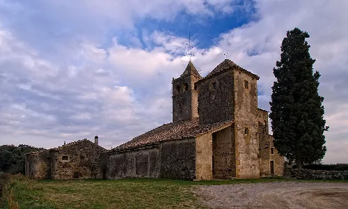 Canet d'Adri church (Catalonia, Spain)