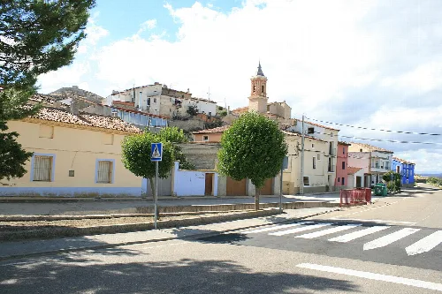 View of Villalba de Perejil, Zaragoza, Spain