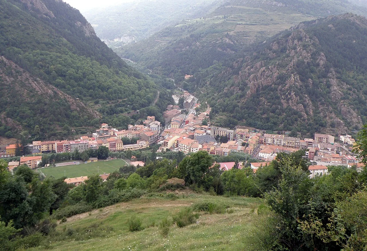 Ribes de Fresser visto desde la subida al Taga