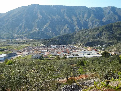Vista de l'Orxa, el Comtat.