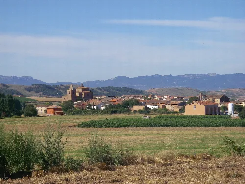 View of Canillas de Río Tuerto (La Rioja, Spain)