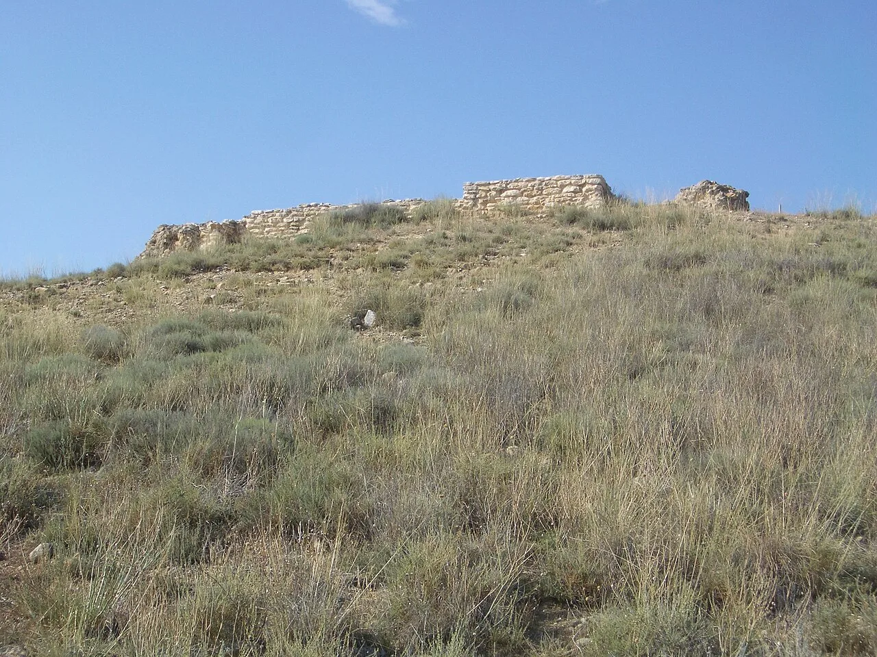 Vista del Tossal amb el Castell