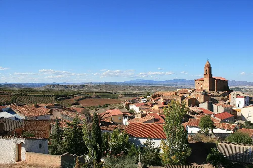 View of Olvés, Zaragoza, Spain