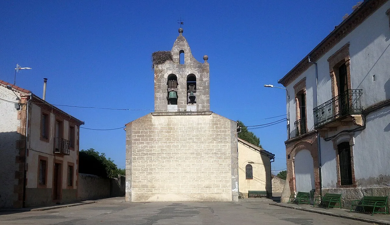 Iglesia de San Sebastián, Navalilla, Segovia, España.