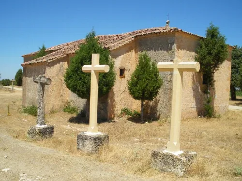 Ermita de la Virgen del Amparo, en Valleruela de Pedrza, Segovia, España.