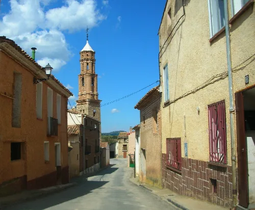 Street in Ferreruela de Huerva