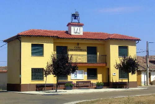 City hall of Villaprovedo, Palencia, Spain.