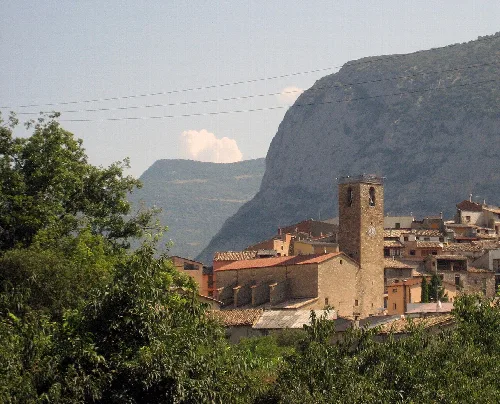 Población de Coll de Nargó, perteneciente a la comarca del Alto Urgel en Cataluña, España