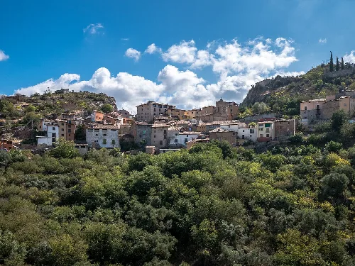 View of Olvena, Huesca, Aragon, Spain