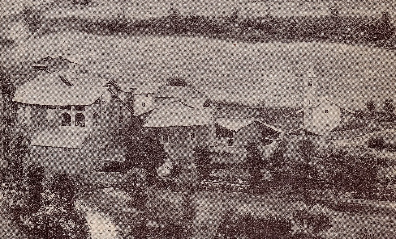 El poble de la Torre de Cabdella vers el 1910 (Pallars Jussà)