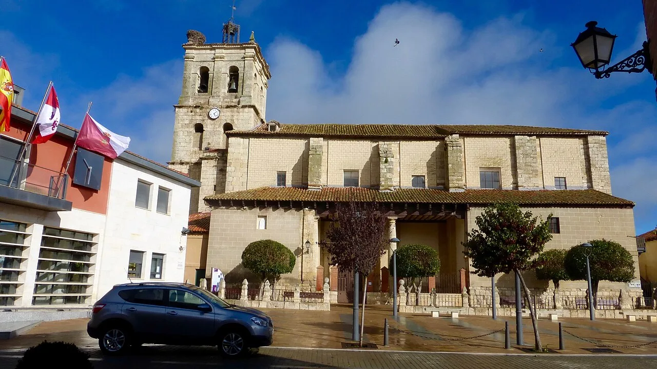 Iglesia de Santa Cruz de Grijota (Palencia, España).