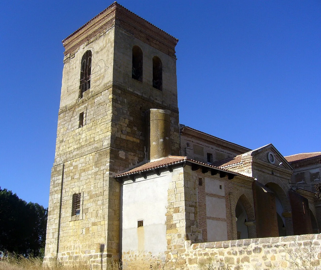 Church of St. Mary in Villovieco, Palencia, Spain.