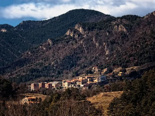 Landscape of Gombrèn (Catalonia, Spain)