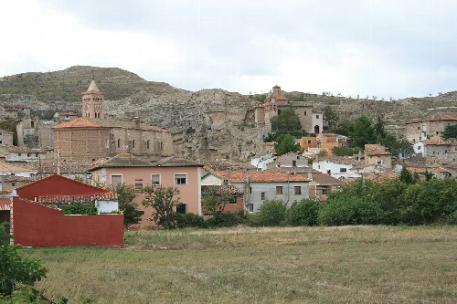 View of Belmonte de Gracián, Zaragoza, Spain
