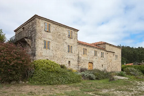 Lestrobe Towers or Hermida Palace, Lestrobe, Dodro, Galicia (Spain)